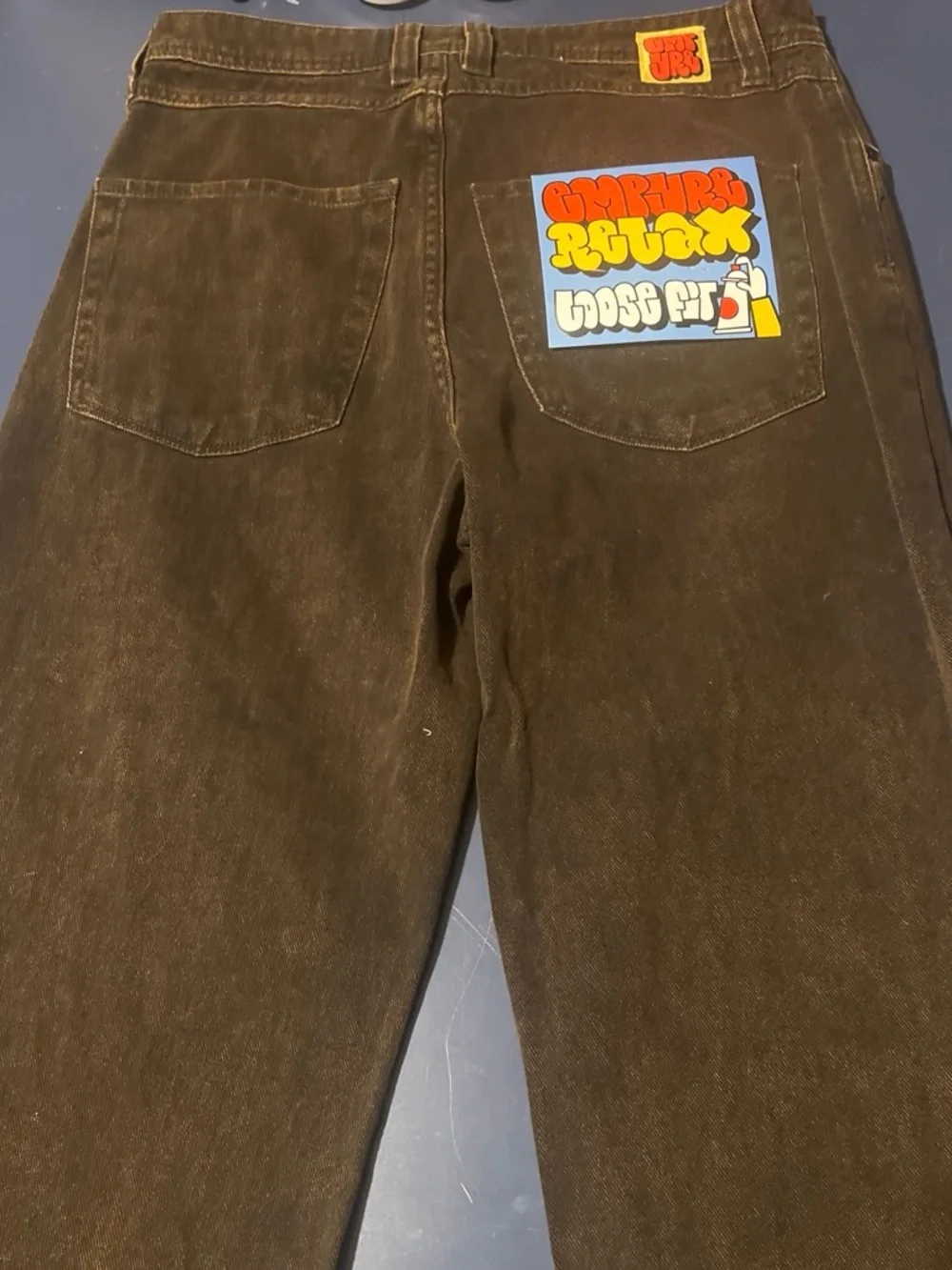 Zumiez Brown Relaxed Men's Jeans